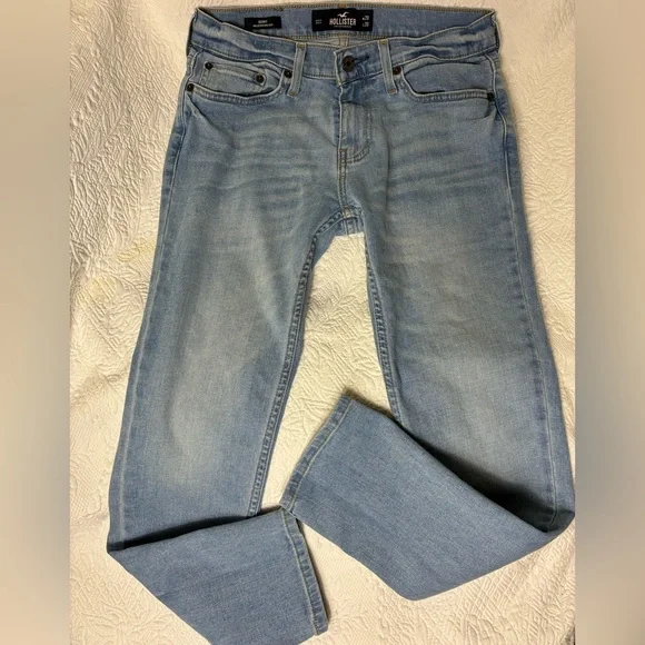 Hollister Skinny Epic Flex Blue Jeans Size 28x28 - Picture 3 of 13